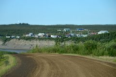 03D Leaving Tsiigehtchic Northwest Territories To Continue Driving On The Dempster Highway On Day Tour From Inuvik To Arctic Circle.jpg